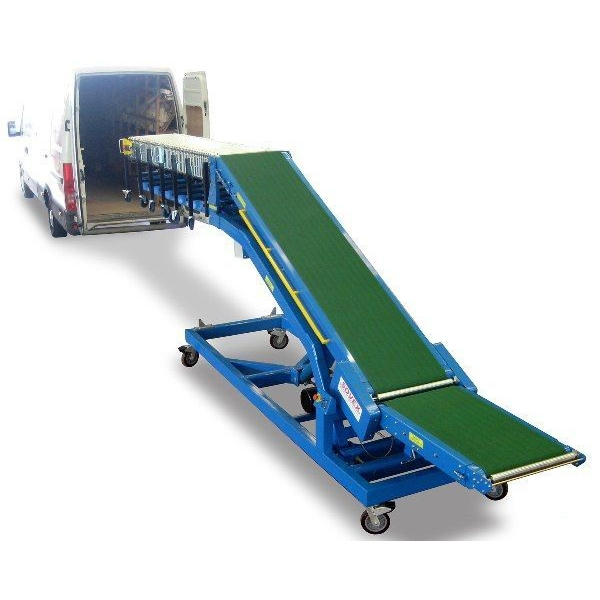 Adjustable legs powered roller conveyor, wide application scope,perfectly matched with hydraulic conveyors