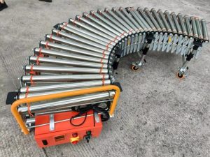 Flexible conveyor Expansion Line Powered Roller conveyor electric telescopic roller line